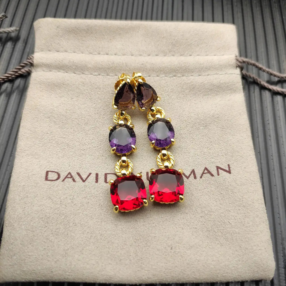 David Yurman Marbella Earrings with Colored Diamonds
